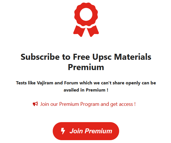 Free Upsc Premium
